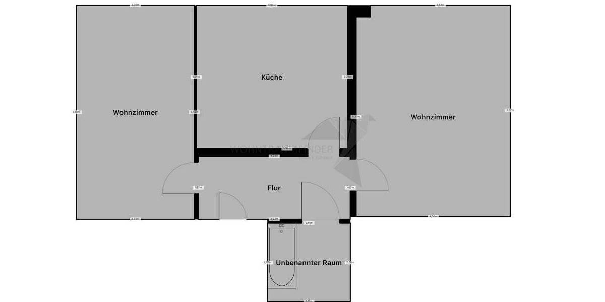 Etagenwohnung Mohlsdorf / Teichwolframsdorf Teichwolframsdorf - 2 Zimmer, 64 m&sup2;, 289&euro; | Angebot:25681351