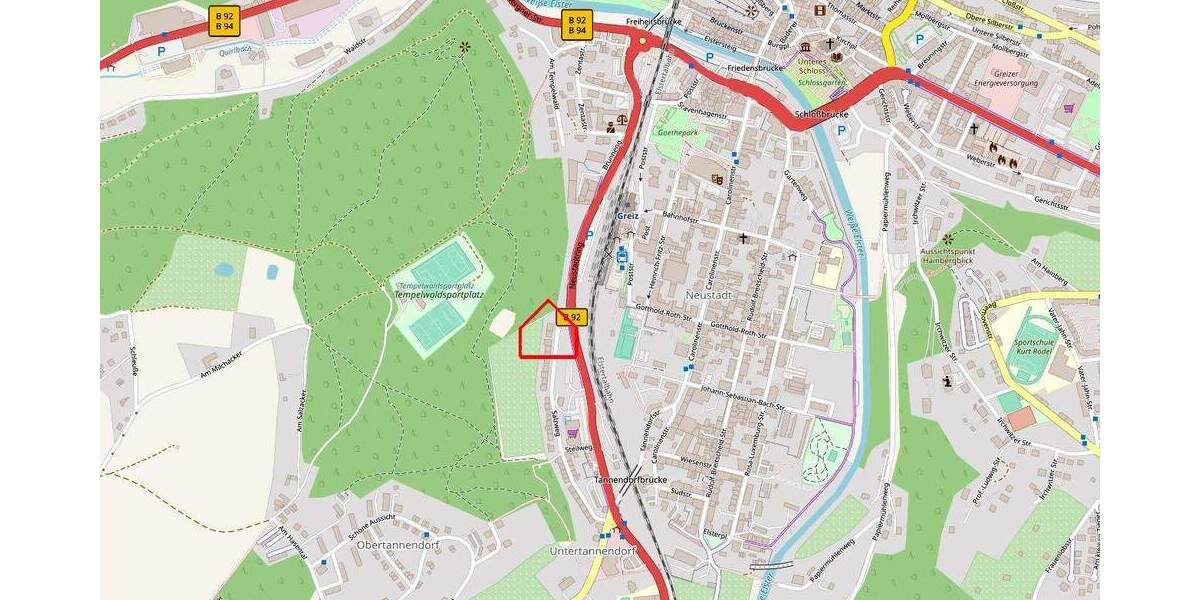 Etagenwohnung Greiz - 2 Zimmer, 55 m&sup2;, 360&euro; | Angebot:25666534