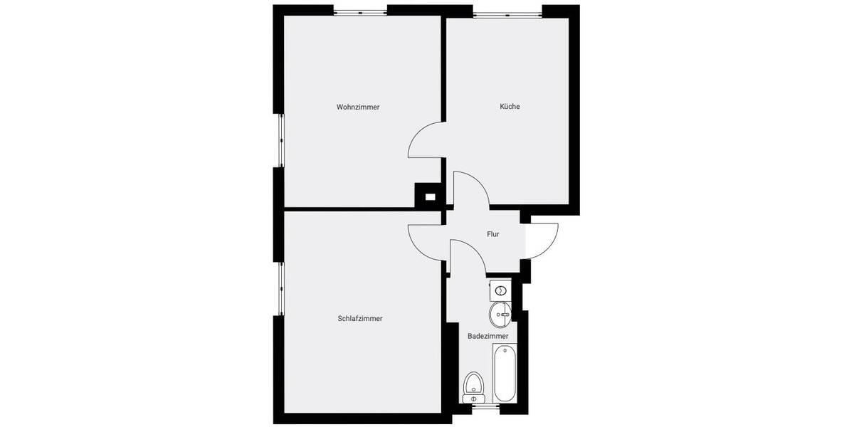 Etagenwohnung Niederwürschnitz - 2 Zimmer, 50 m&sup2;, 340&euro; | Angebot:25670168