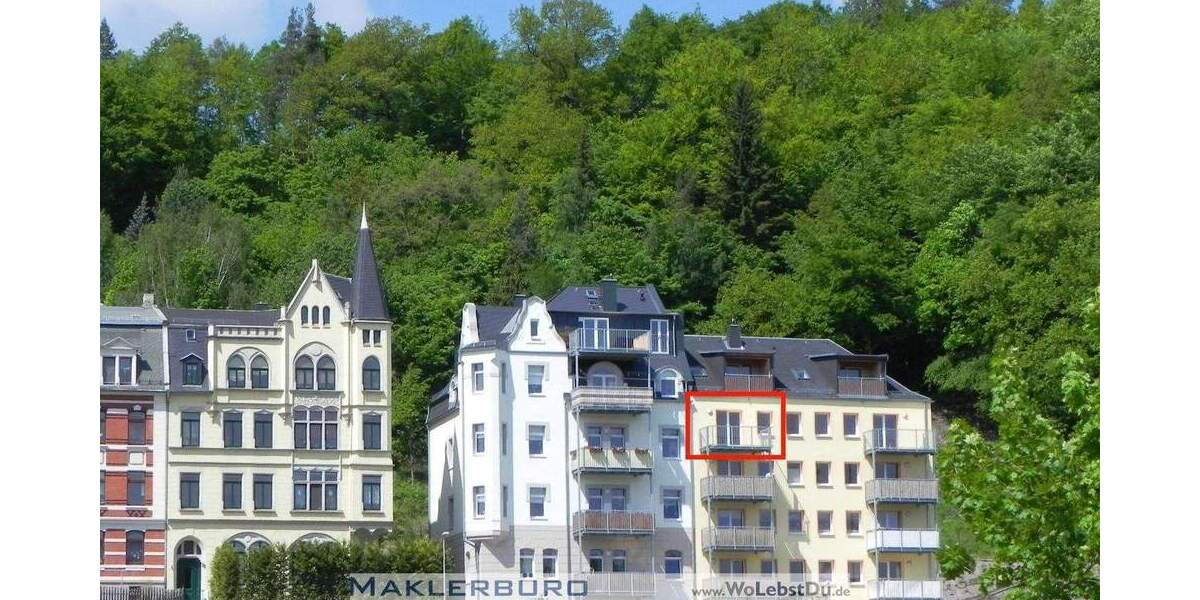 Etagenwohnung Greiz - 2 Zimmer, 55 m&sup2;, 360&euro; | Angebot:25666534