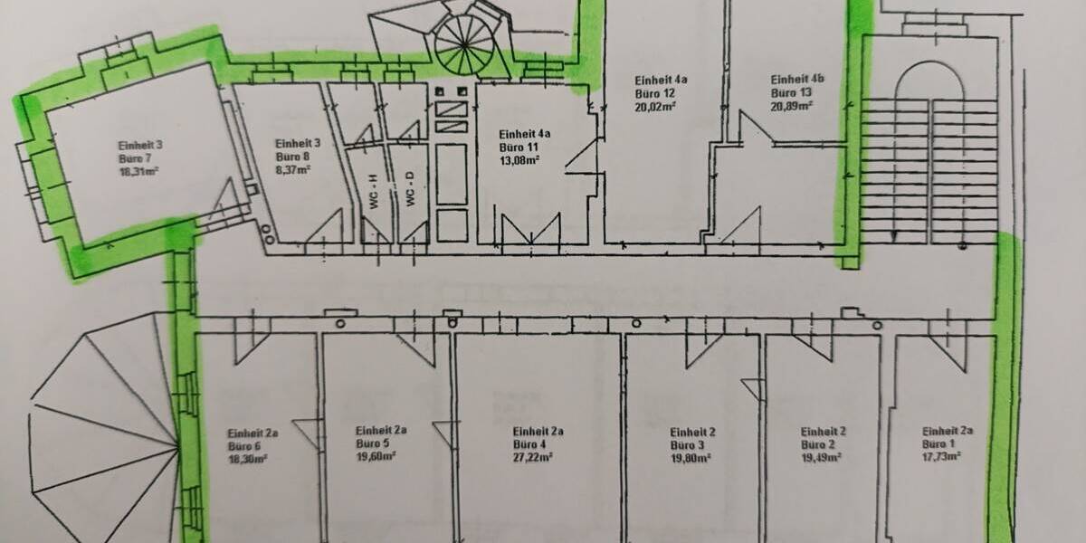 Gewerbeobjekt Aue - 1 Zimmer, 202 m&sup2;, 913&euro; | Angebot:25744613