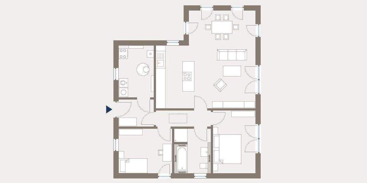 Bungalow Crimmiitschau Crimmitschau - 3 Zimmer, 88 m&sup2;, 225.629&euro; | Angebot:25777262