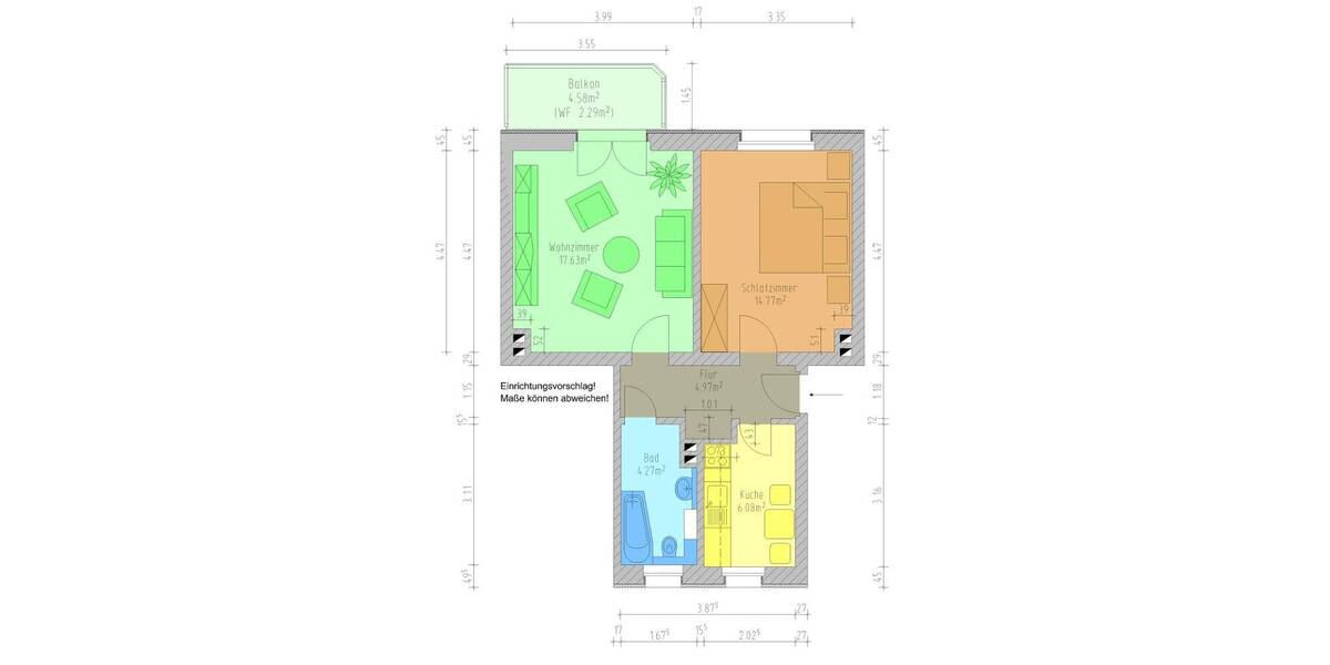 Etagenwohnung Wilkau-Haßlau Haßlau - 2 Zimmer, 52 m&sup2;, 339&euro; | Angebot:25699006