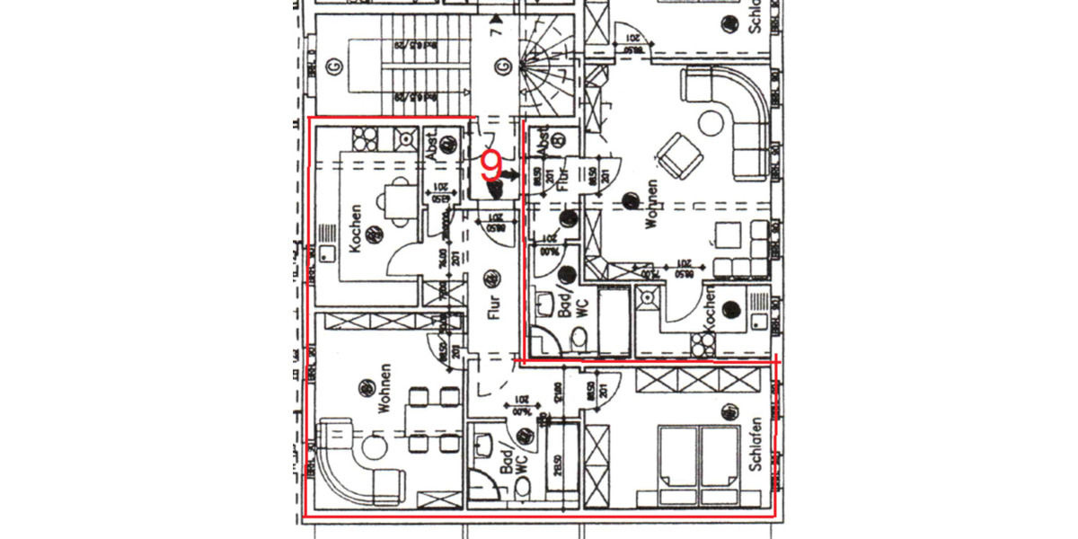 Etagenwohnung Limbach-Oberfrohna Oberfrohna - 2 Zimmer, 59 m&sup2;, 320&euro; | Angebot:25340955