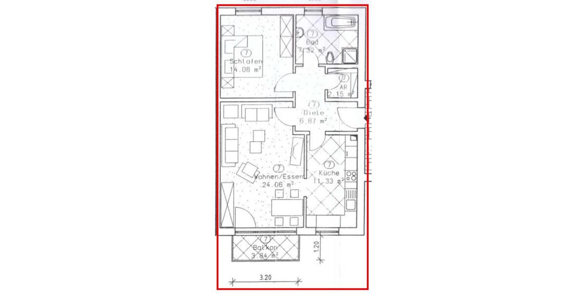 Etagenwohnung Crimmitschau - 2 Zimmer, 67 m&sup2;, 540&euro; | Angebot:25906335