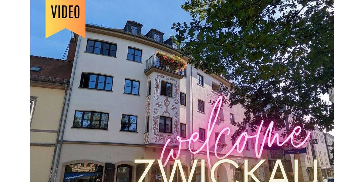 Etagenwohnung Zwickau Innenstadt - 3 Zimmer, 88 m&sup2;, 560&euro; | Angebot:26805946