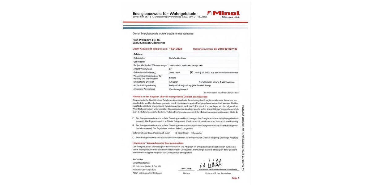 Etagenwohnung Limbach-Oberfrohna Oberfrohna - 1 Zimmer, 34 m&sup2;, 220&euro; | Angebot:21342989