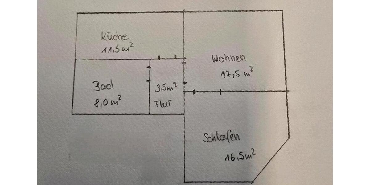 Erdgeschoßwohnung Falkenstein/Vogtland Vogtland - 2 Zimmer, 57 m&sup2;, 320&euro; | Angebot:25751826