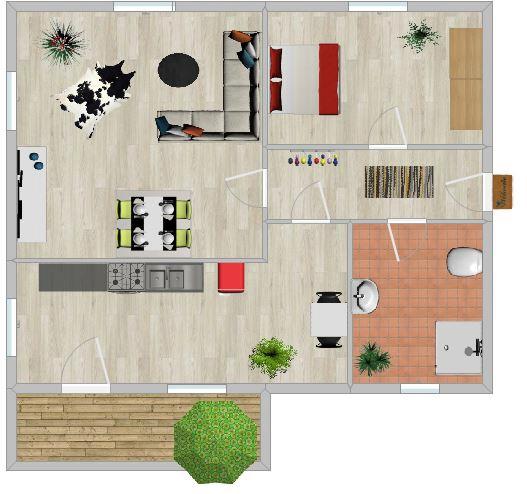 Erdgeschoßwohnung Zwickau Zwickau-Nord - 2 Zimmer, 60 m&sup2;, 420&euro; | Angebot:22489397