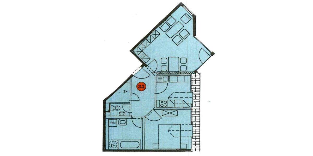 Etagenwohnung Zwickau Pölbitz - 2 Zimmer, 57 m&sup2;, 360&euro; | Angebot:25771743