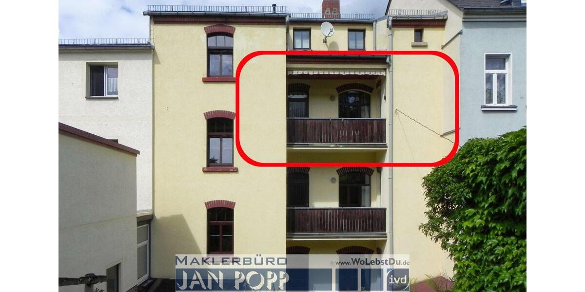 Etagenwohnung Greiz - 3 Zimmer, 78 m&sup2;, 440&euro; | Angebot:19555615