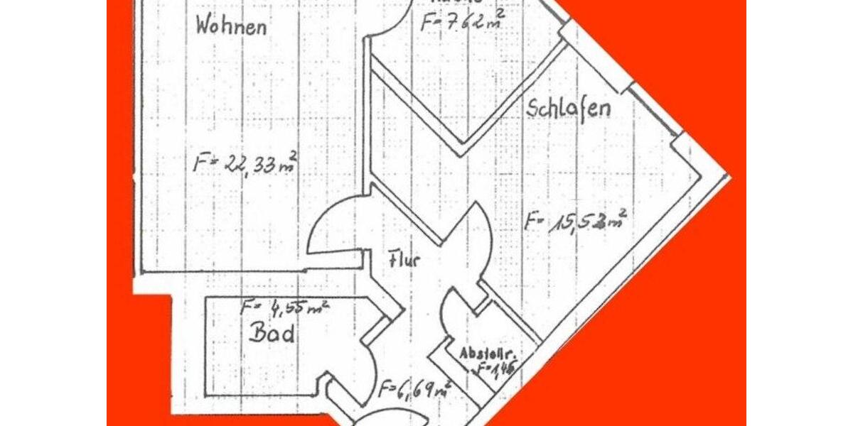 Etagenwohnung Zwickau Zwickau-Nord - 2 Zimmer, 58 m&sup2;, 349&euro; | Angebot:24598548