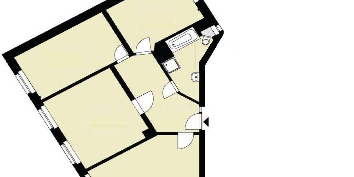 Etagenwohnung Zwickau Pölbitz - 3 Zimmer, 86 m&sup2;, 480&euro; | Angebot:26016393