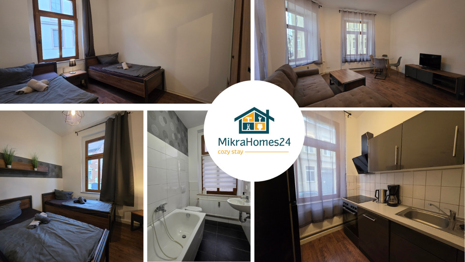 Erdgeschoßwohnung Gößnitz - 3 Zimmer, 56 m&sup2;, 650&euro; | Angebot:24510244