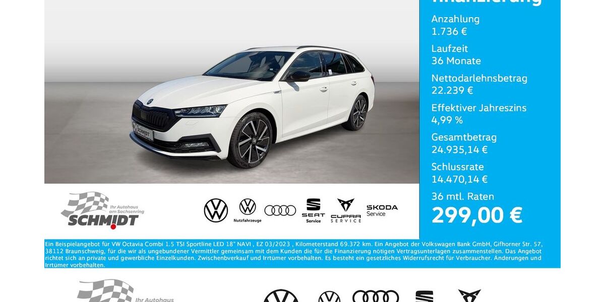 Skoda Octavia 69.372 km 22.750 &euro; Bernsdorf 09337