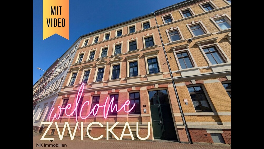 Etagenwohnung Zwickau - 2 Zimmer, 48 m&sup2;, 290&euro; | Angebot:25945677