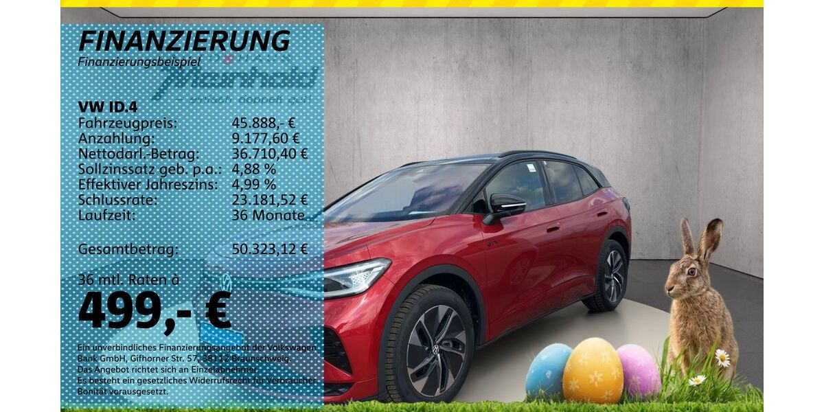 VW ID.4 5.200 km 45.888 &euro; Auerbach/Rebesgrün 08209