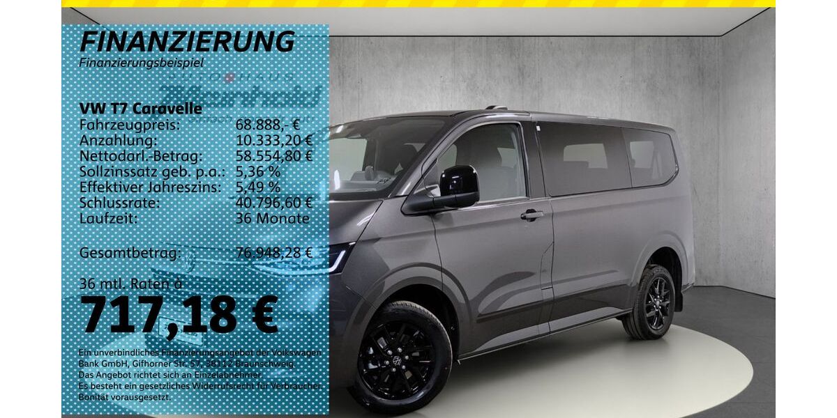 VW T7 Caravelle 1.010 km 68.888 &euro; Auerbach/Rebesgrün 08209