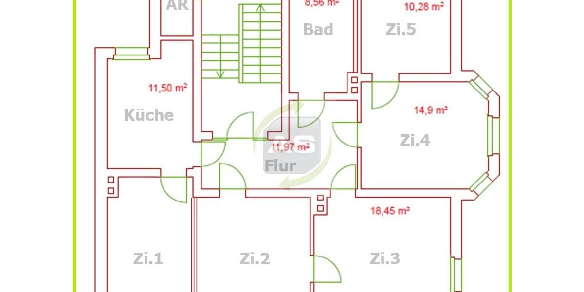Erdgeschoßwohnung Crimmitschau - 5 Zimmer, 106 m&sup2;, 775&euro; | Angebot:25646446