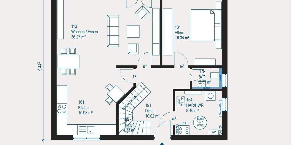 Einfamilienhaus Glauchau - 5 Zimmer, 172 m&sup2;, 265.469&euro; | Angebot:25710312